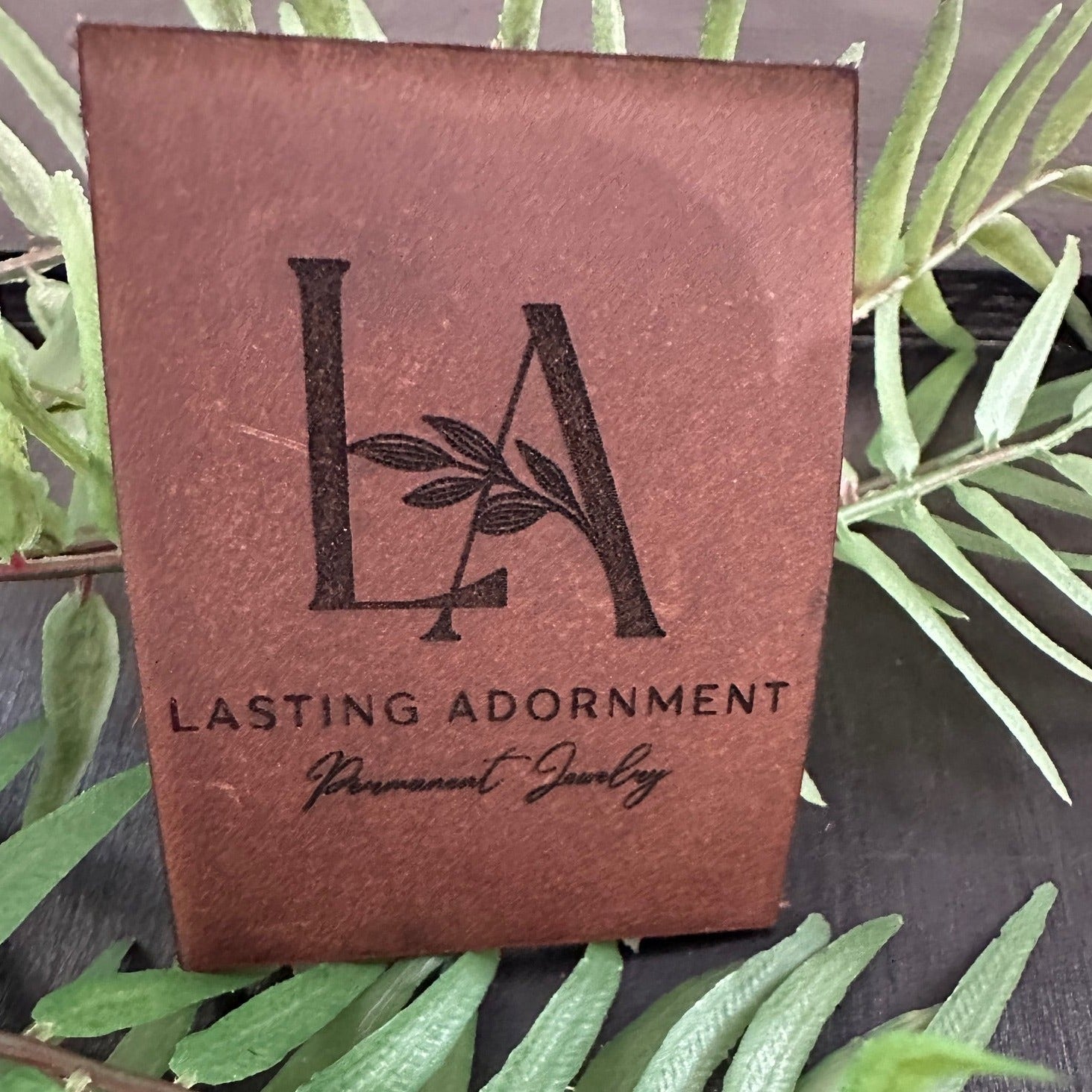 Custom Leather Patch For Permanent Jewelry