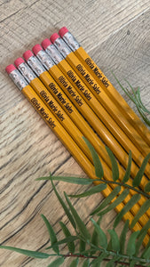 Personalized 12 pack #2 Pencils